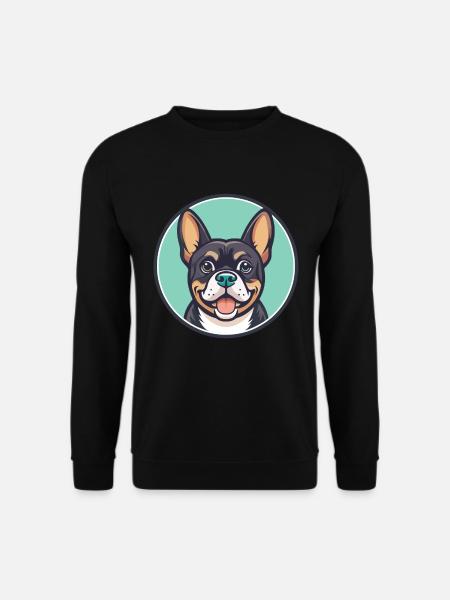 Cao De Castro Laboreiro Race Chien Dessin Animé Kawaii - Sweat-shirt Unisexe - noir