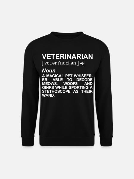 Veterinarian Dictionary - Unisex Sweatshirt - black