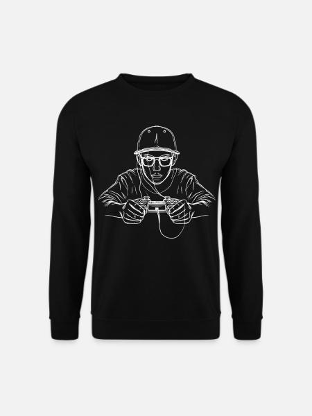 Gamer Sketch - Unisex Sweatshirt - black