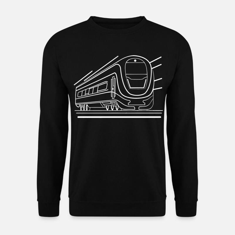 Train Comic Look - Unisex Sweatshirt - black