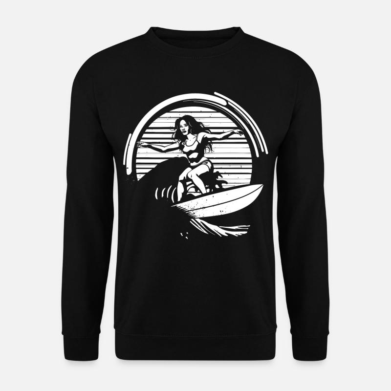 Surferin - Unisex Pullover - Schwarz