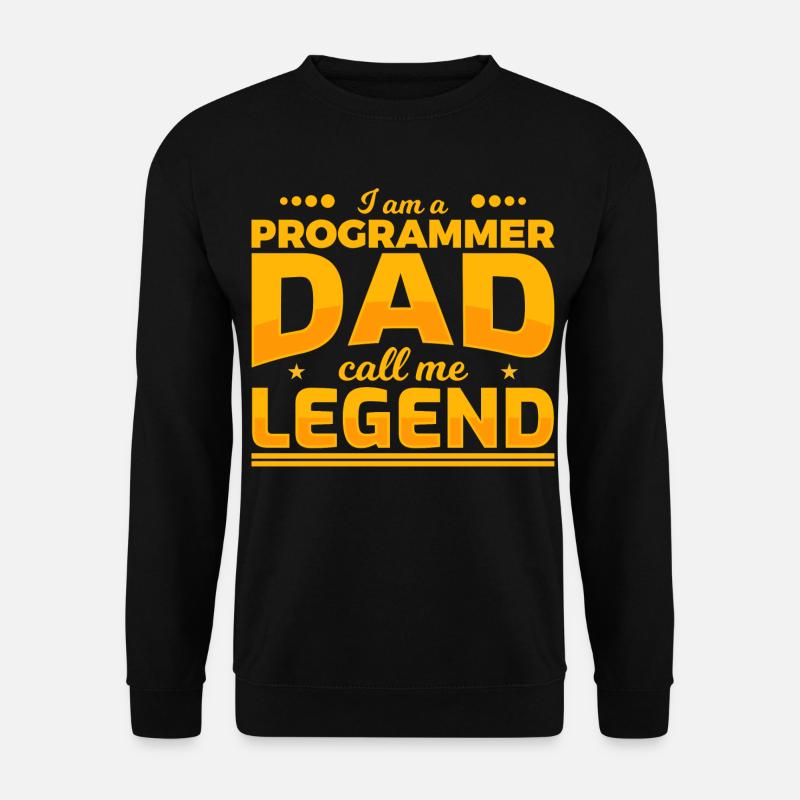 Programmer Father - Unisex Sweatshirt - black