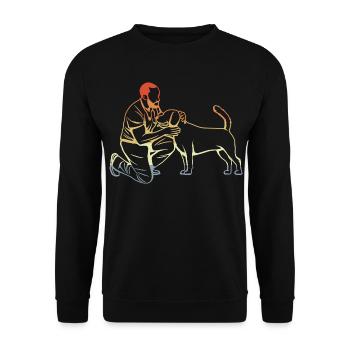 Tierarzt - Unisex Pullover - Schwarz - Vorne - Alina (178cm) & Michal (187cm)