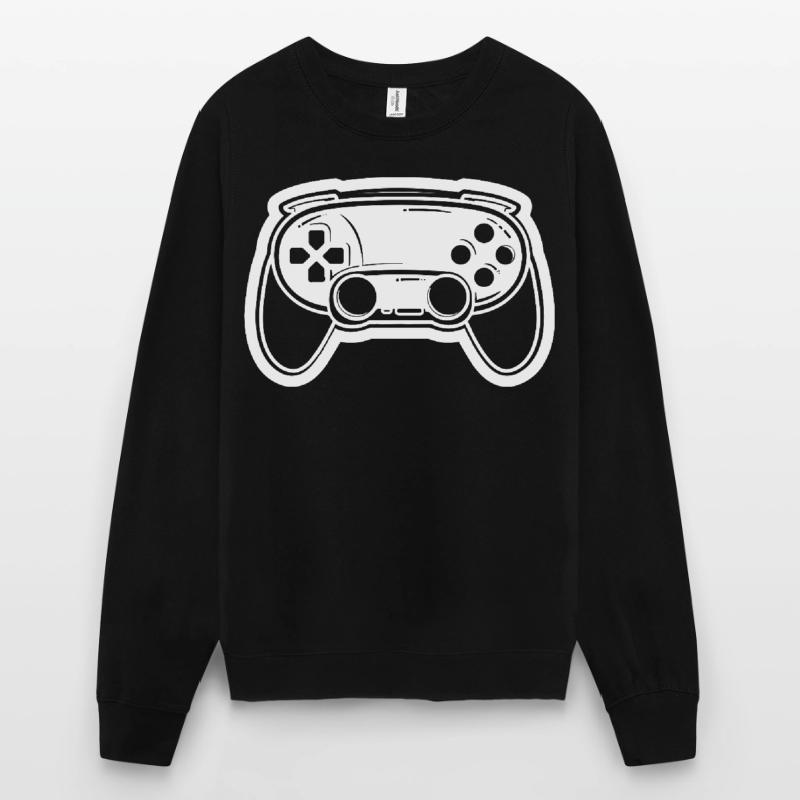 Videospiel Controller Zeichnung Unisex Pullover
