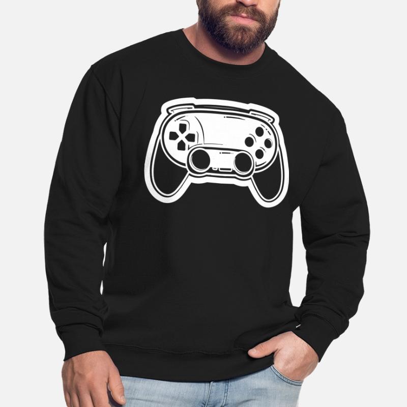 Videospiel Controller Zeichnung Unisex Pullover