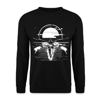 Ramer - Sweat-shirt Unisexe - noir - Devant - Alina (178cm) & Michal (187cm)