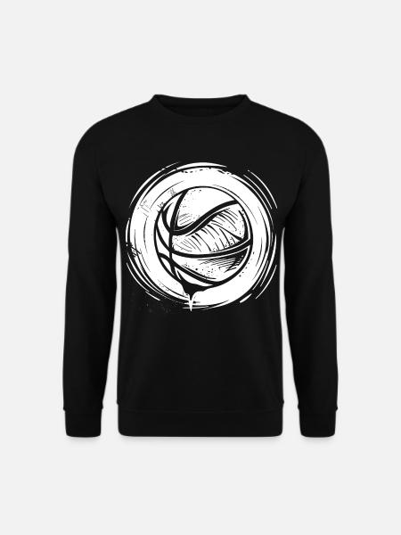 Basketball Ball Sketch - Unisex Sweatshirt - black