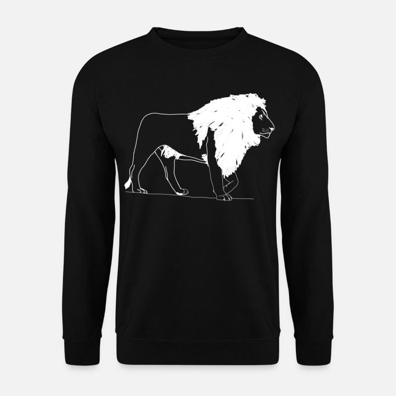 Löwe - Unisex Pullover - Schwarz