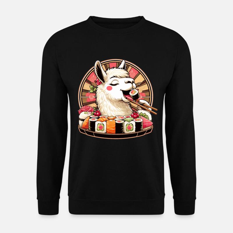 Sushi Llama Maki Gift - Unisex Sweatshirt - black
