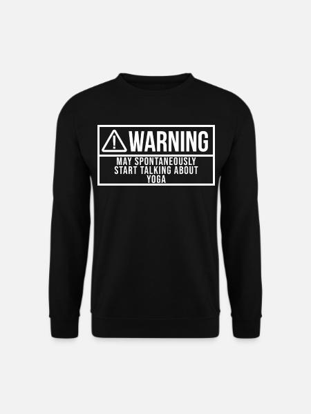Yoga Yoga Yoga - Unisex Pullover - Schwarz