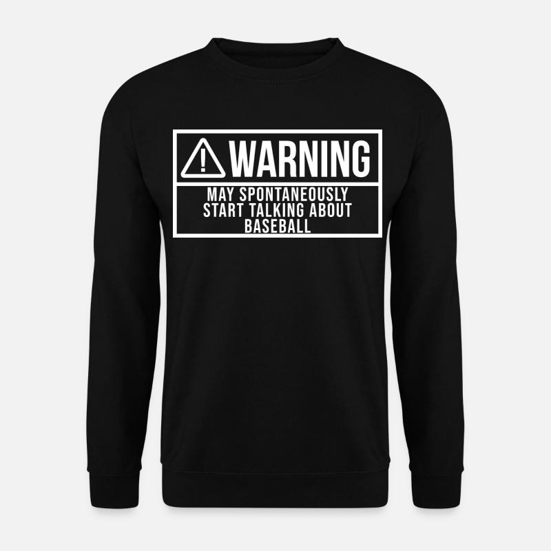 Baseball - Unisex Pullover - Schwarz