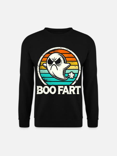 Funny Ghost Farts – Halloween Fun - Unisex Sweatshirt - black