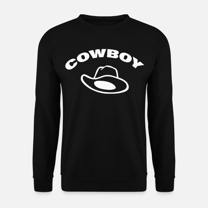 COWBOY - Unisex Pullover - Schwarz