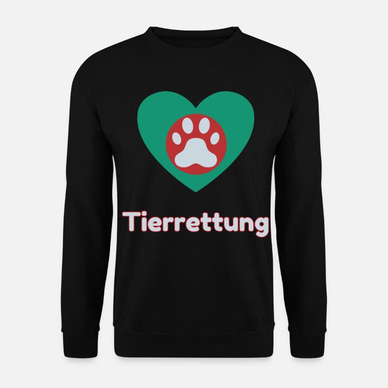 Tierrettung - Unisex Pullover - Schwarz
