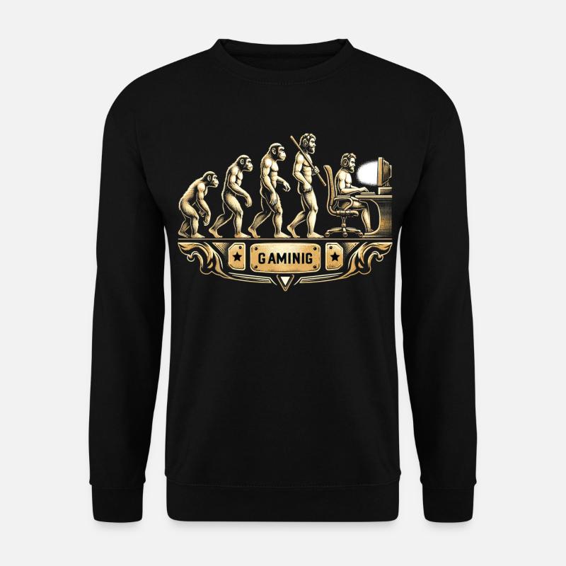 Evolution of Gaming Retro - Unisex Sweatshirt - black