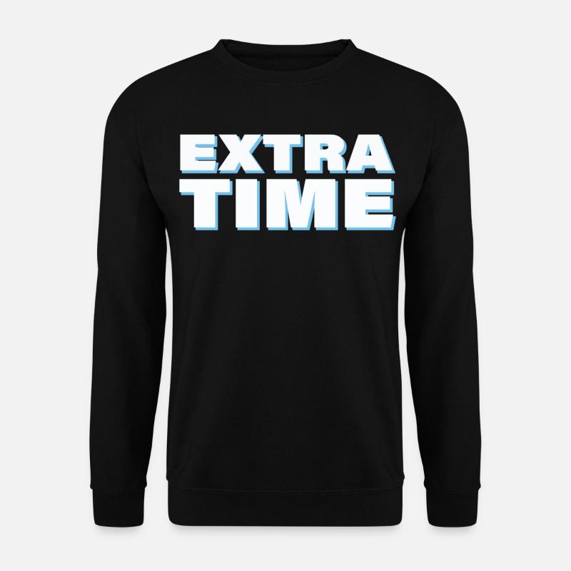 EXTRA TIME - Unisex Pullover - Schwarz