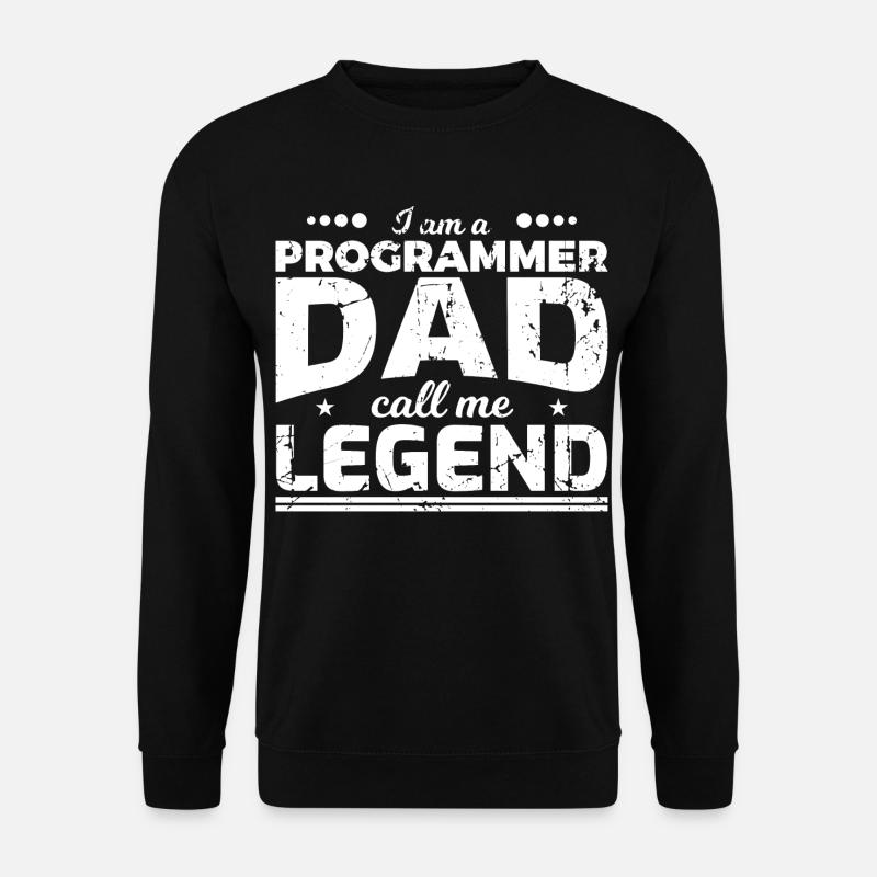 Papa codeur - Sweat-shirt Unisexe - noir