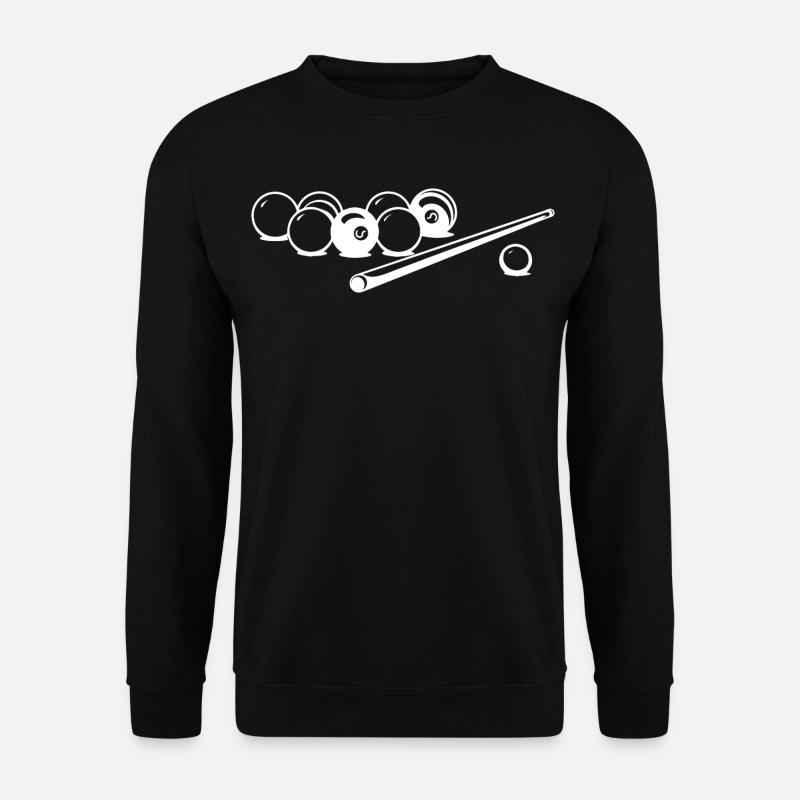 Dessin de boules de billard - Sweat-shirt Unisexe - noir