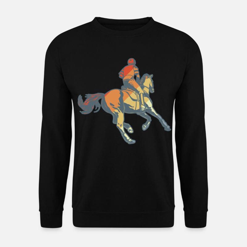 Reitsport - Unisex Pullover - Schwarz