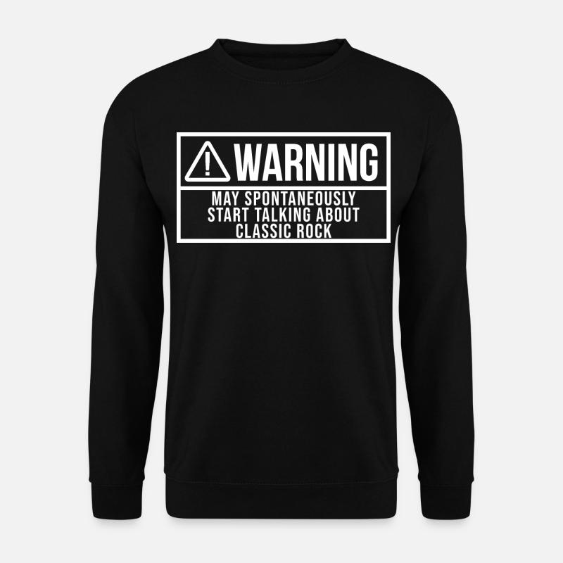 Klassischer Rock - Unisex Pullover - Schwarz