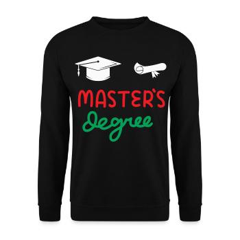 Maîtrise - Sweat-shirt Unisexe - noir - Devant - Alina (178cm) & Michal (187cm)