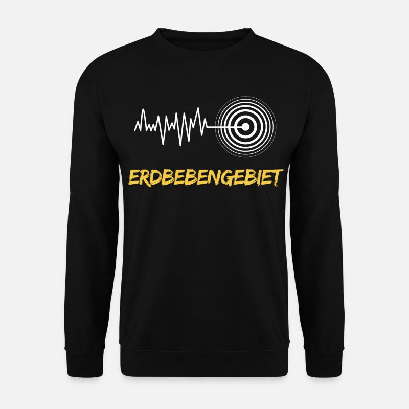 Erdbebengebiet Bewusstsein - Unisex Pullover - Schwarz