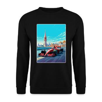 Istanbul Circuit Motorsport Race Turkey Travel WPA - Unisex Sweatshirt - black - Front - Alina (178cm) & Michal (187cm)