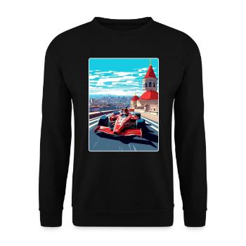 Istanbul Circuit Motorsport Race Turkey Travel WPA - Unisex Sweatshirt - black - Front - Alina (178cm) & Michal (187cm)