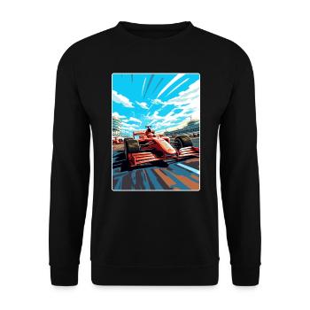 Montreal Circuit Motorsport Rennen Kanada Reisen WPA - Unisex Pullover - Schwarz - Vorne - Alina (178cm) & Michal (187cm)