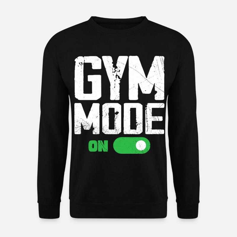 Gym-Modus bei Funny Beast Workout, Men Gym Lifting - Unisex Pullover - Schwarz