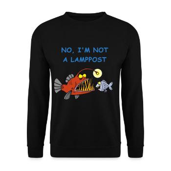 Poisson des abysses - Sweat-shirt Unisexe - noir - Devant - Alina (178cm) & Michal (187cm)