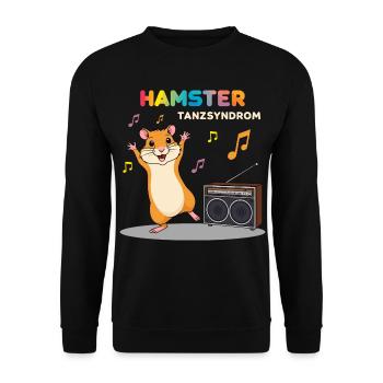 Syndrome de la danse du hamster - Sweat-shirt Unisexe - noir - Devant - Alina (178cm) & Michal (187cm)