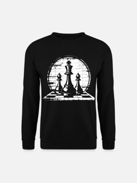 Chess Pieces Graphics - Unisex Sweatshirt - black