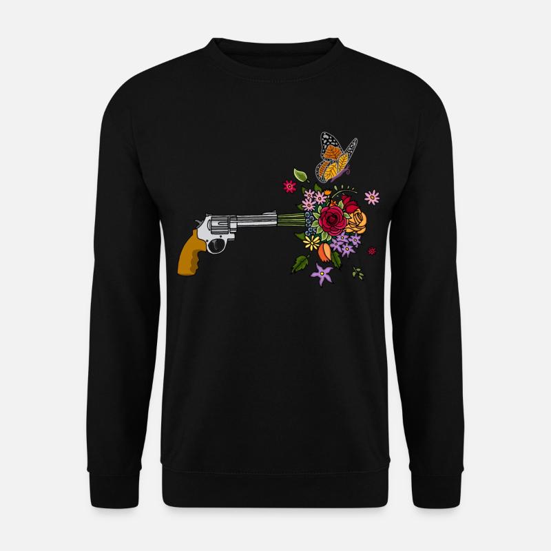 A gun for peace - Unisex Sweatshirt - black