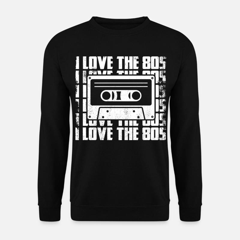 Ich liebe die 80er - Unisex Pullover - Schwarz