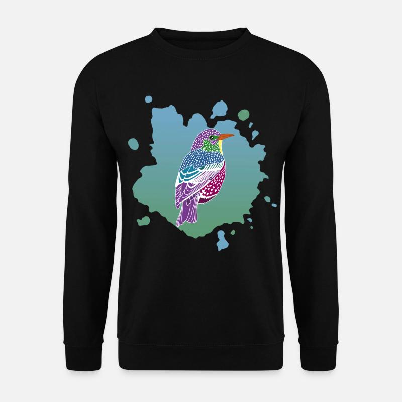 Traum von einem Vogel - Unisex Pullover - Schwarz