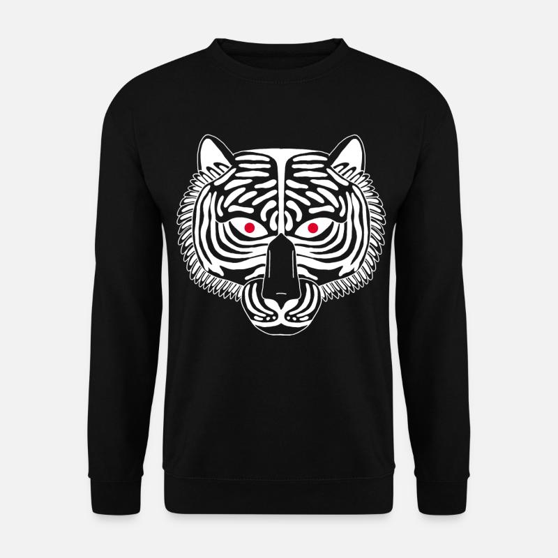 White Tiger - Unisex Sweatshirt - black