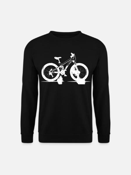 Mountainbike Radfahrer - Unisex Pullover - Schwarz
