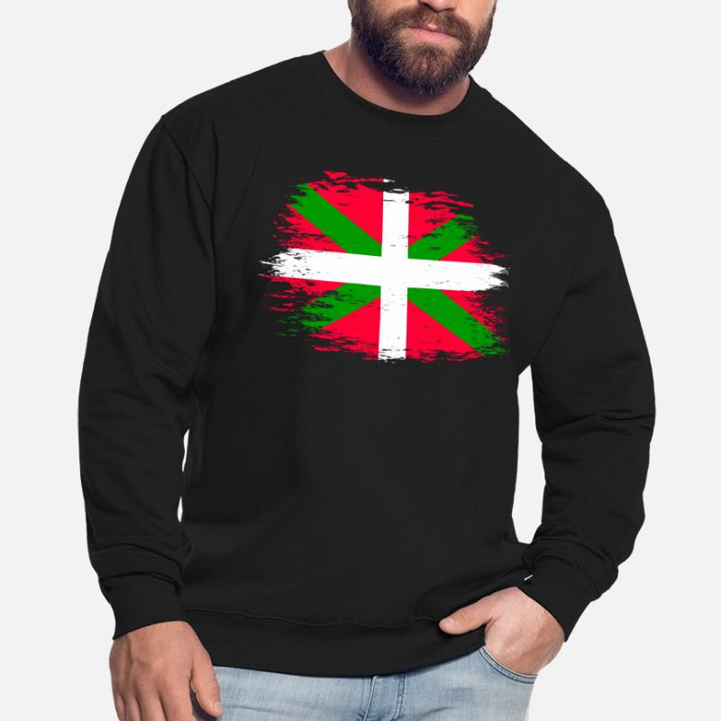 Drapeau basque utilisé Sweat-shirt Unisexe