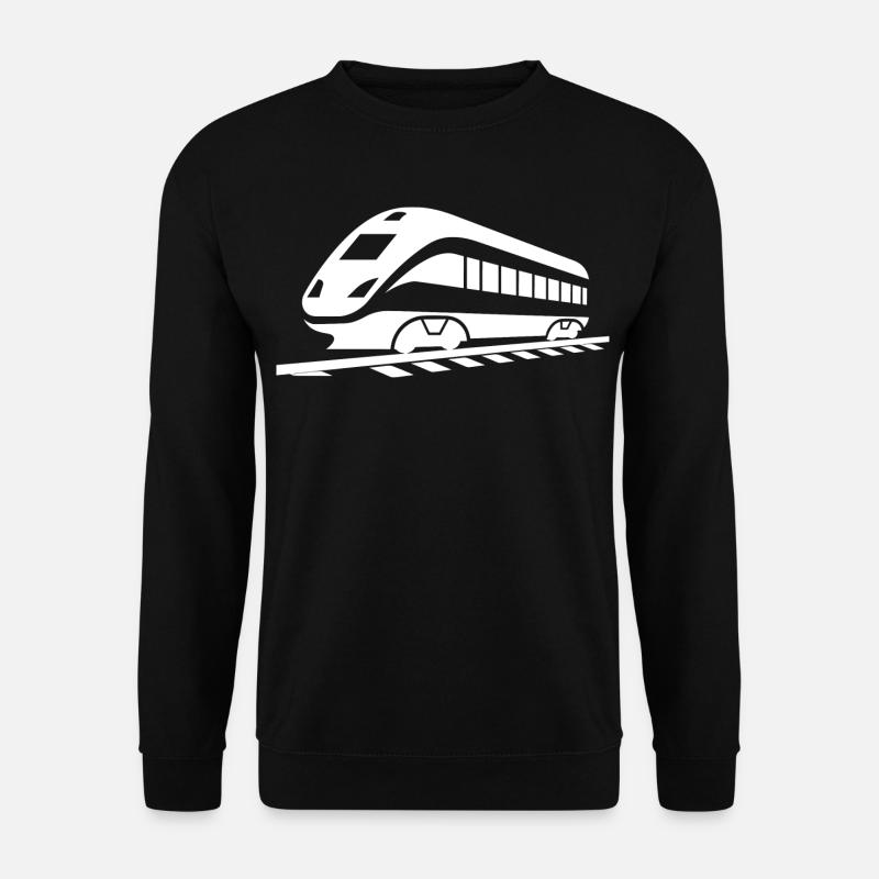 Railway Drawing - Unisex Sweatshirt - black