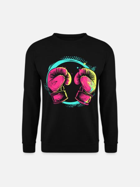 Kickboxing Cartoon Style - Unisex Sweatshirt - black