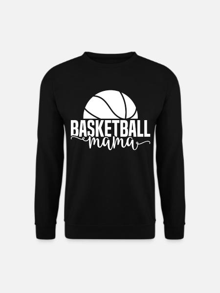 Basketball mama weiß - Unisex Pullover - Schwarz