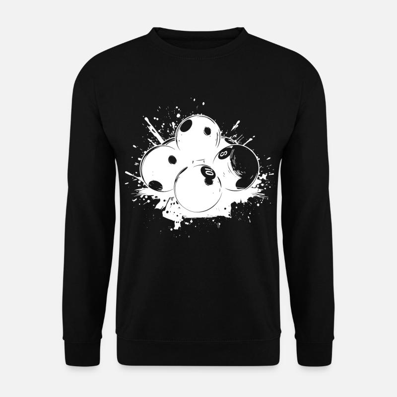 Billardkugeln Graffiti - Unisex Pullover - Schwarz