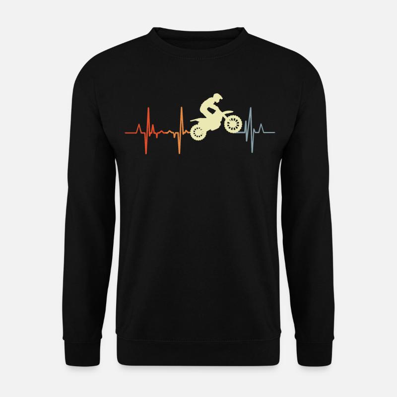 Ich liebe Motocross - Unisex Pullover - Schwarz