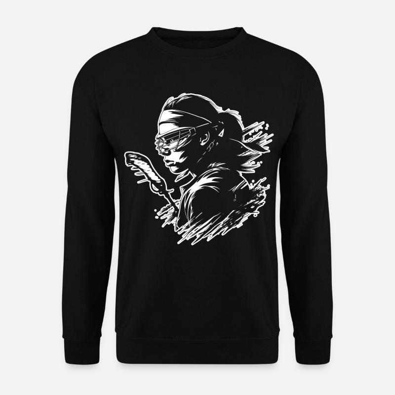 Lacrosse player - Unisex Sweatshirt - black