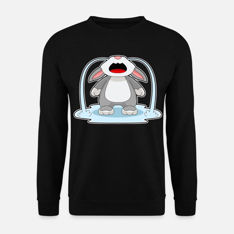 Bunny sad - Unisex Sweatshirt - black