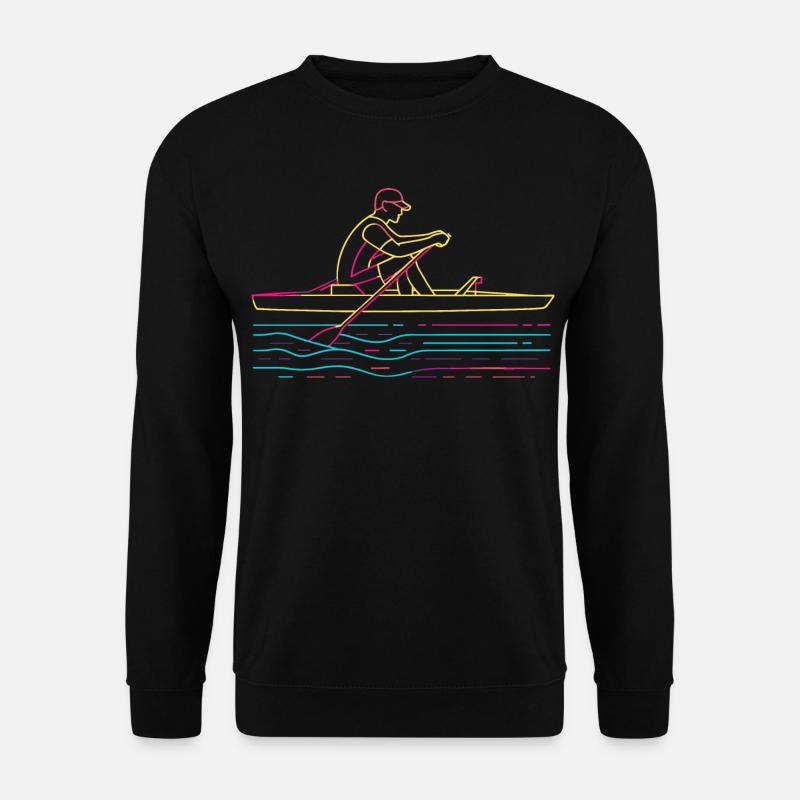 Rudern Steamwave - Unisex Pullover - Schwarz