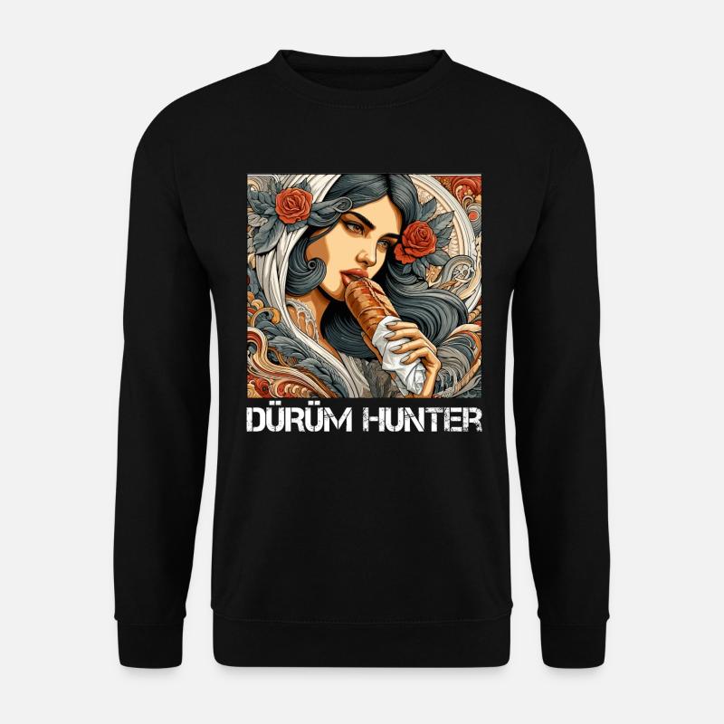 Dürüm Jäger Kebab Geschenk - Unisex Pullover - Schwarz