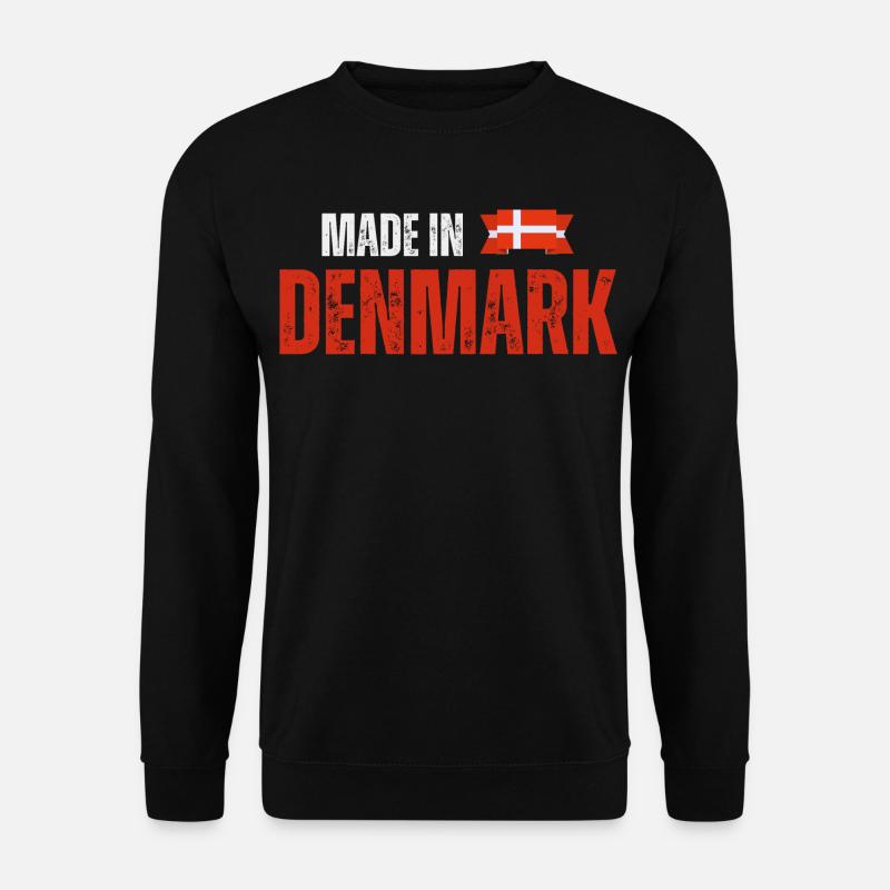 Made in Denmark, Danish pride - Unisex Sweatshirt - black