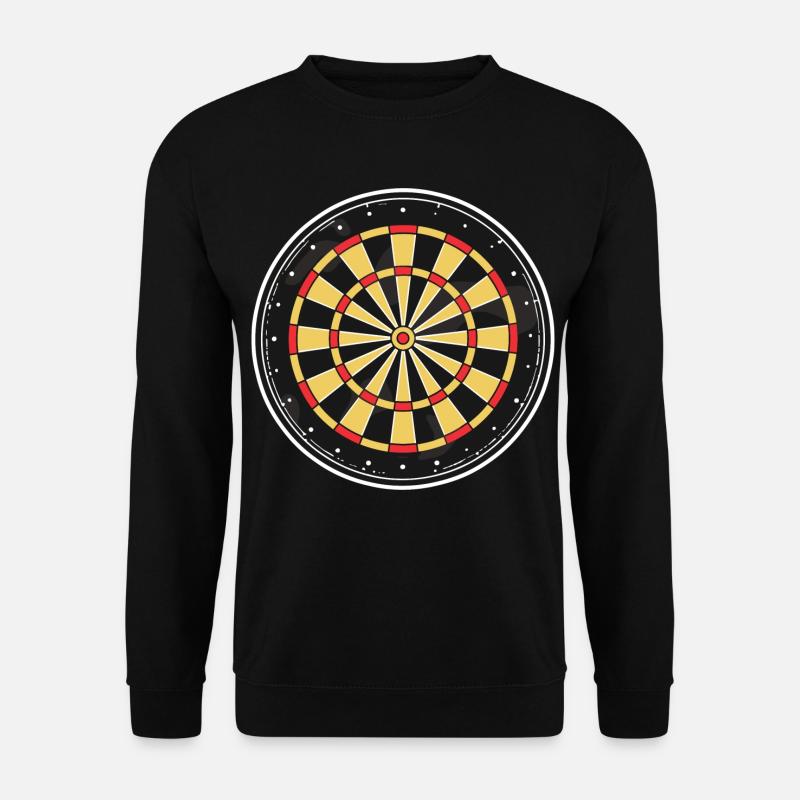 Dartboard Graphic - Unisex Sweatshirt - black